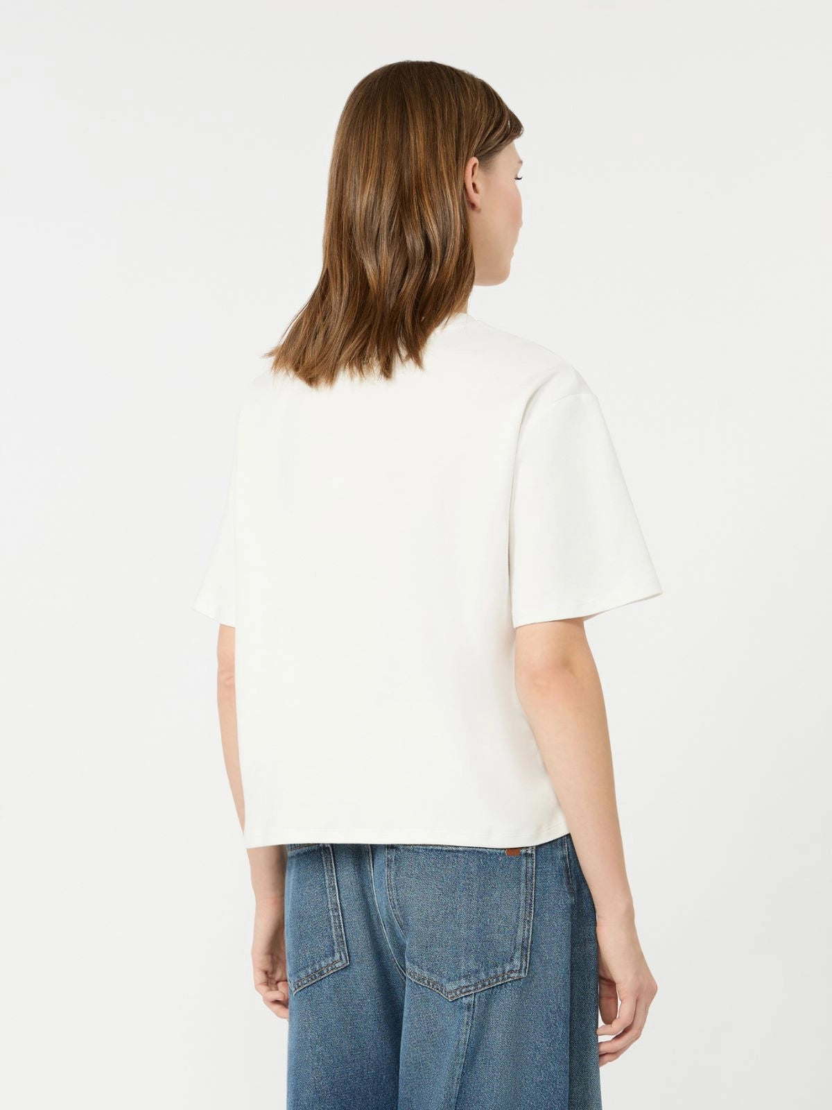 Weekend Max Mara T-shirt boxy in cotone con stampa WKDSala AI26 WeekendMaxMara