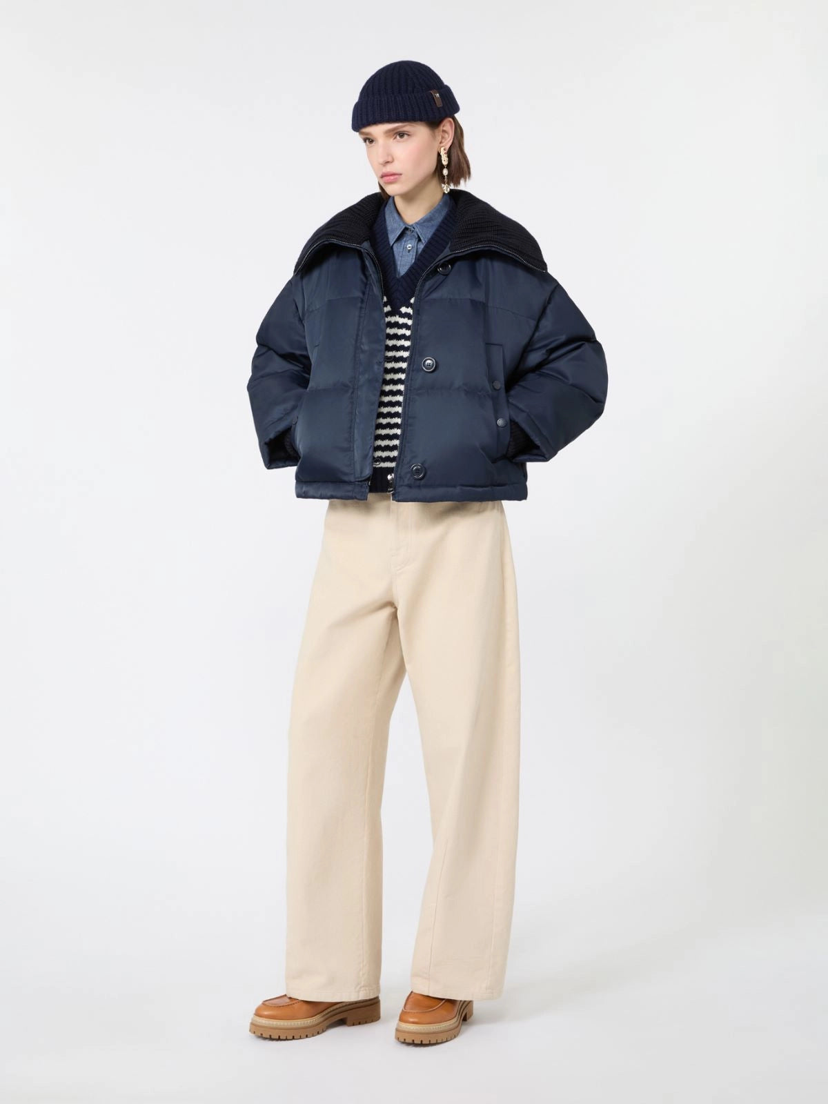 Weekend Max Mara Maglia ampia in filato di lana WKDSpiga AI26 WeekendMaxMara