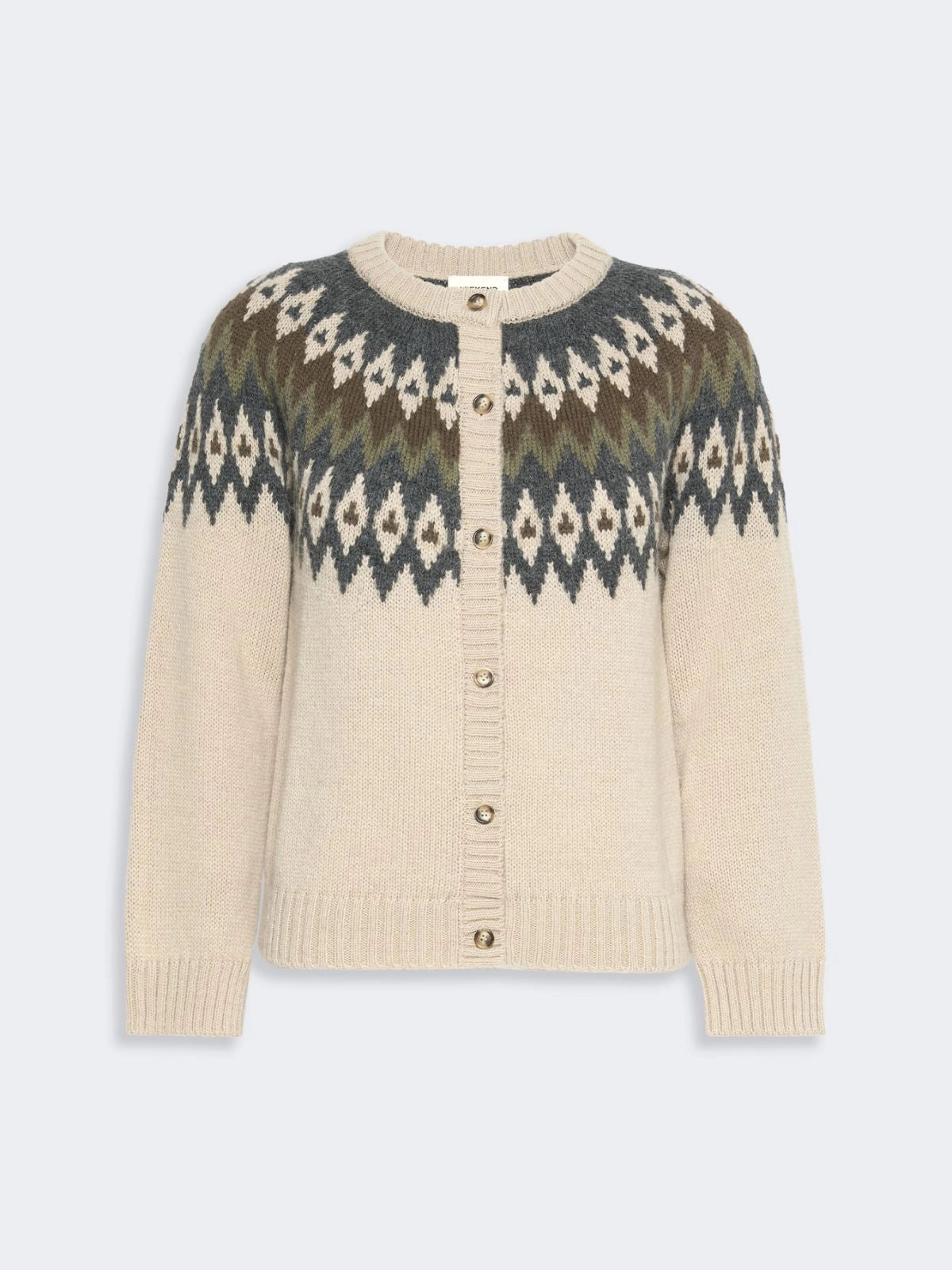 Weekend Max Mara Cardigan in mista alpaca e lana WKDTarga AI26 WeekendMaxMara