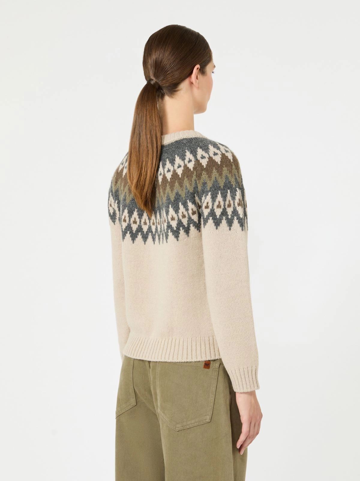 Weekend Max Mara Cardigan in mista alpaca e lana WKDTarga AI26 WeekendMaxMara