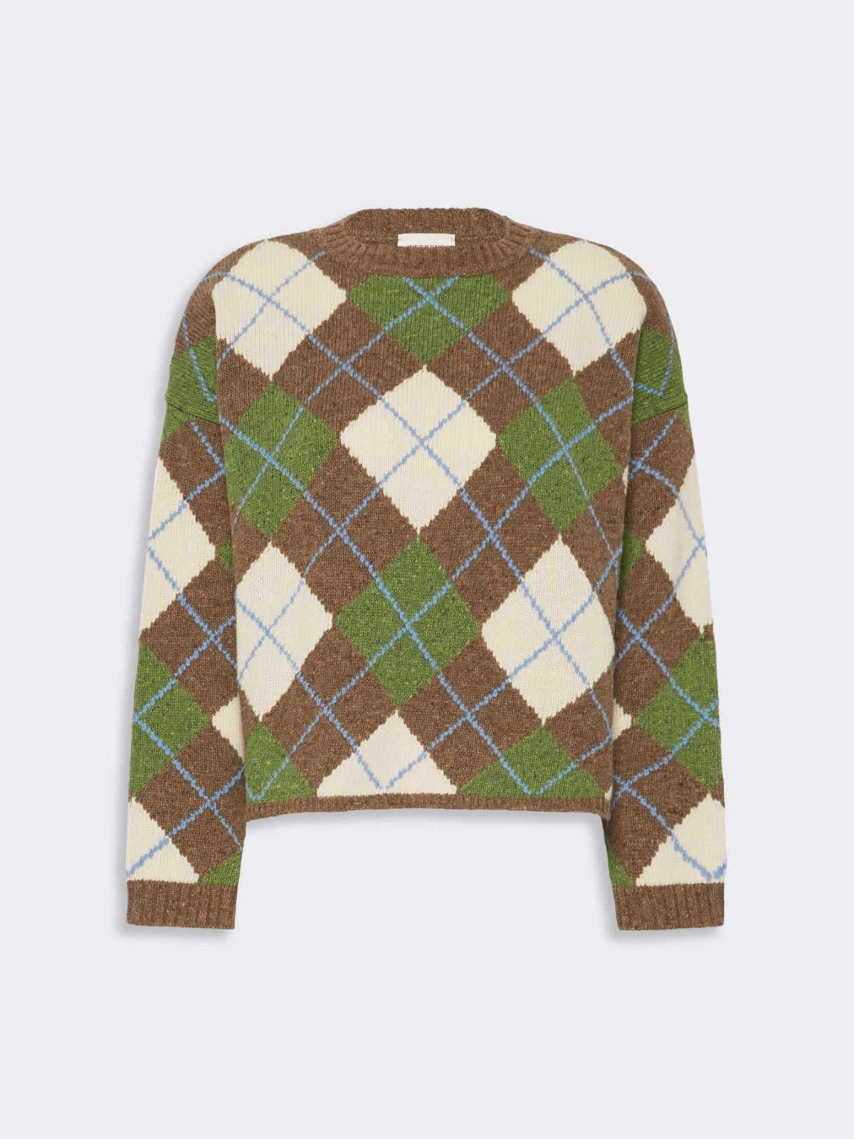 Weekend Max Mara Maglia in filato di lana con fantasia Argyle WKDVasaio  AI26 WeekendMaxMara