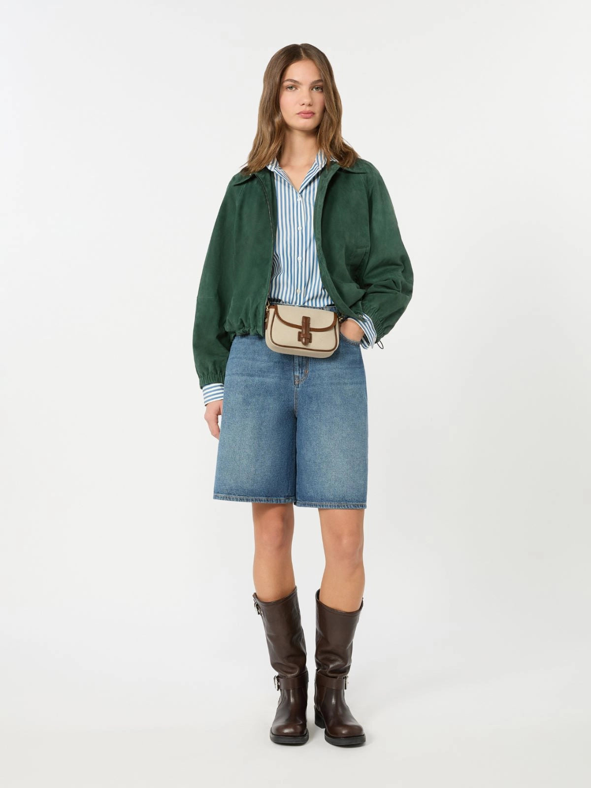 Weekend Max Mara Giacca in suede WKDZuppa AI26 WeekendMaxMara