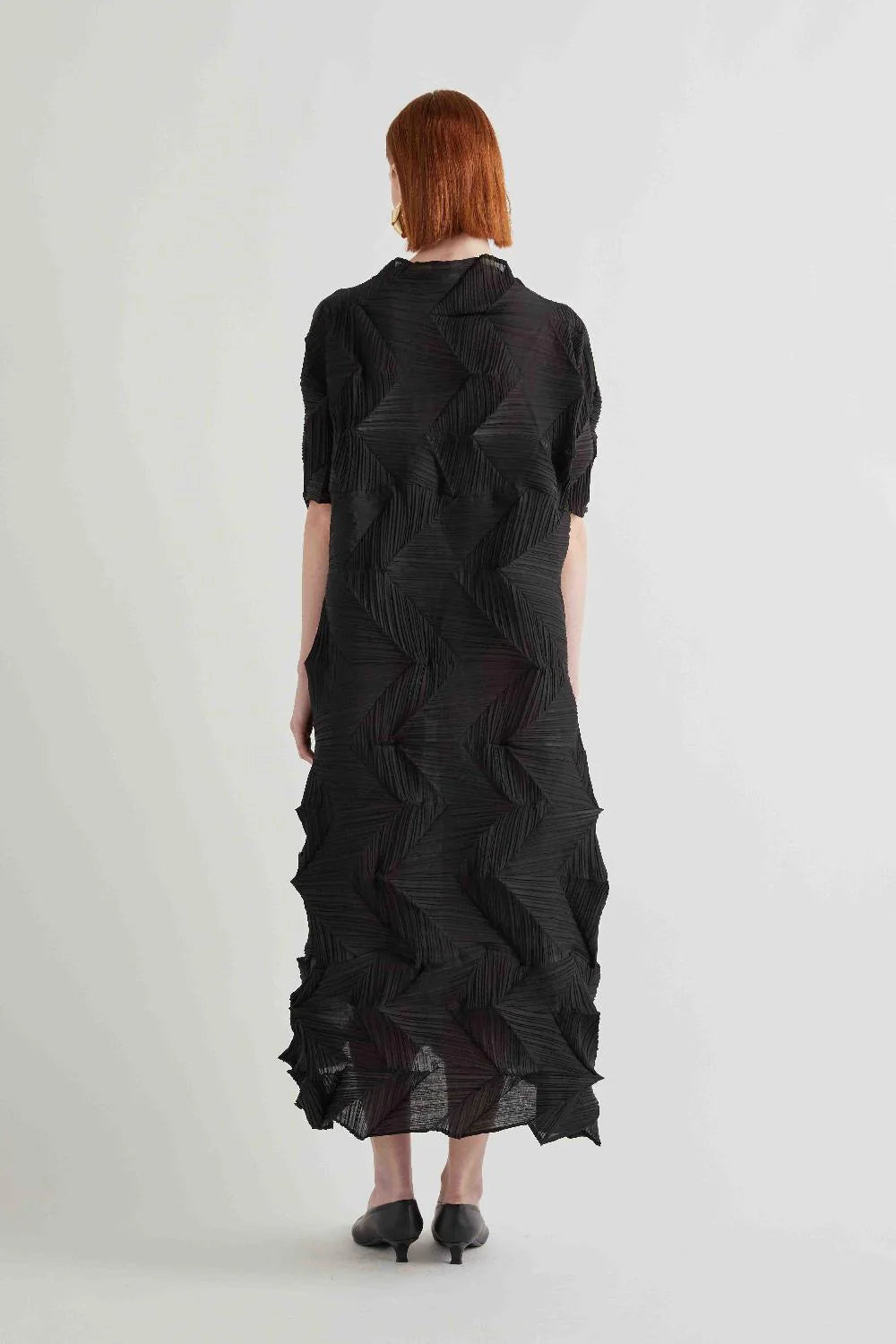 Meimeij Abito plissettato con disegno fisarmonica mod Y05 PE26 Meimeij