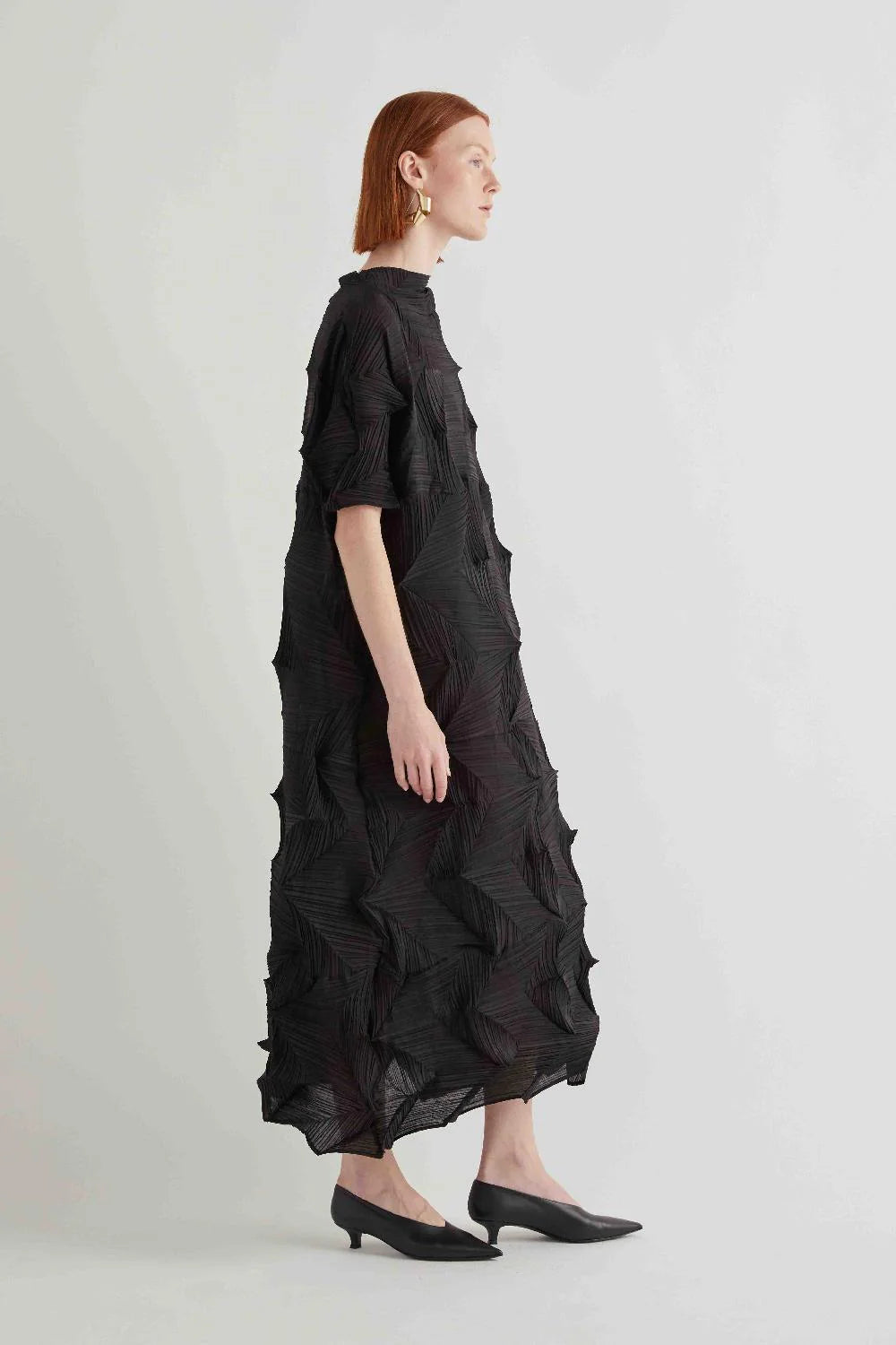 Meimeij Abito plissettato con disegno fisarmonica mod Y05 PE26 Meimeij