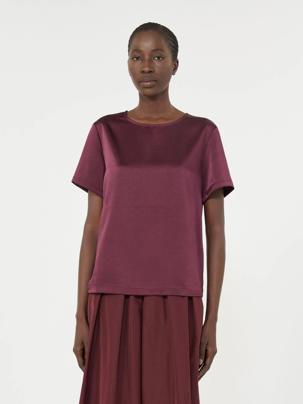 Weekend Max Mara T - shirt in raso e jersey Zona PE26 WeekendMaxMara