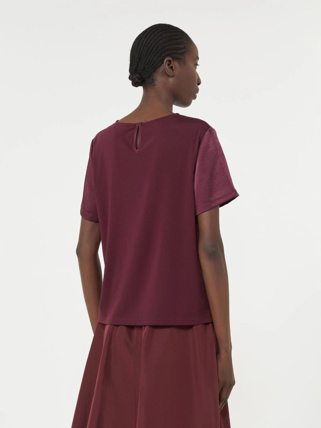 Weekend Max Mara T - shirt in raso e jersey Zona PE26 WeekendMaxMara